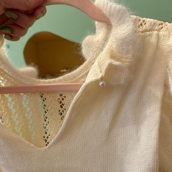 Rouje Cropped crew Sweater size small /4/ 36. Never wore it - Picture 6 of 8